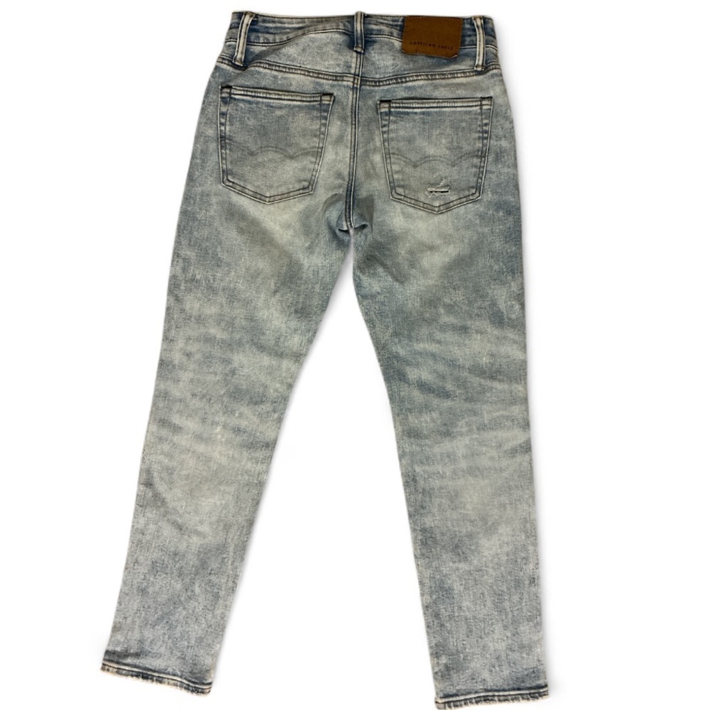 American Eagle Outfitters airsoft+ Athletic Skinny Jeans Distressed w28 L28 - Picture 7 of 9